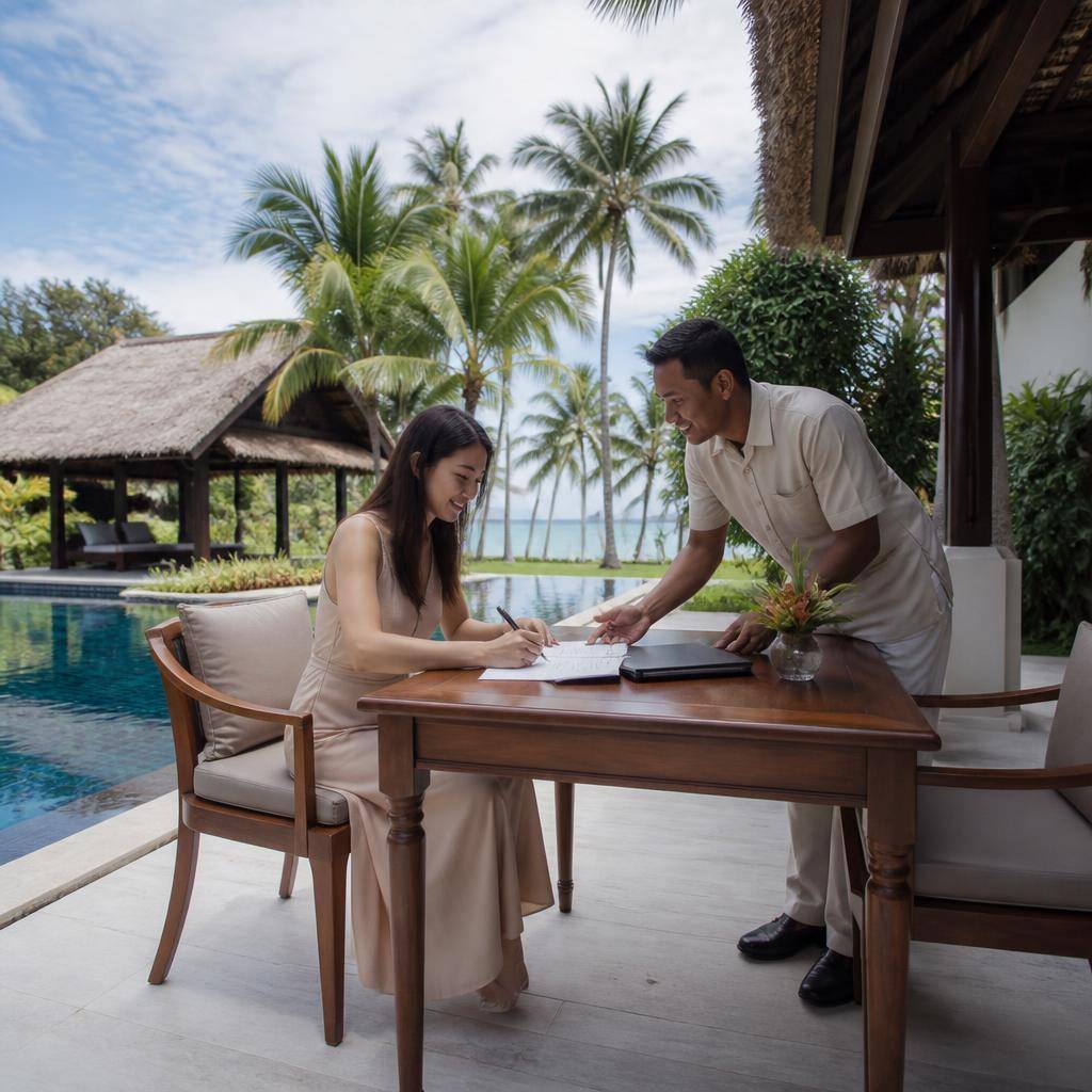 เทคนิคจองวิลล่าส่วนตัวพร้อมบัตเลอร์ในช่วงโลว์ซีซั่นในราคาที่ถูกกว่าปกติเกือบครึ่ง